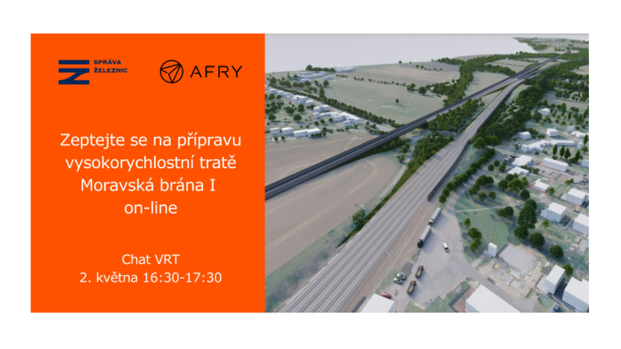 Připojte se k historicky první on-line diskuzi o vysokorychlostní trati