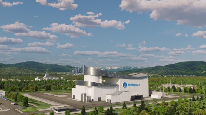 Westinghouse představil průlomovou technologii malého modulárního reaktoru AP300™