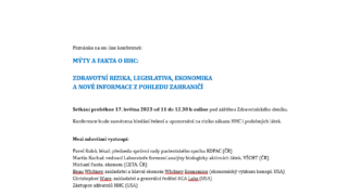 Se zákazem HHC nad ním ztratíme kontrolu, varují odborníci. O budoucnosti psychotropní látky chtějí vyvolat diskuzi mezi občany na veřejné konferenci