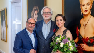 Jadran Šetlík a František Kinský otevřeli výstavu v Galerii Kinský v Novém zámku v Kostelci nad Orlicí