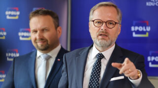 Petr Fiala a Marian Jurečka