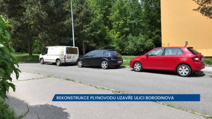 Kvůli rekonstrukci plynovodu probíhají uzavírky v ulici Borodinova v Brně-Kohoutovicích