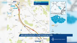 Archeologové v plné polní na D35, úsek Hořice - Sadová má být hotový v roce 2025