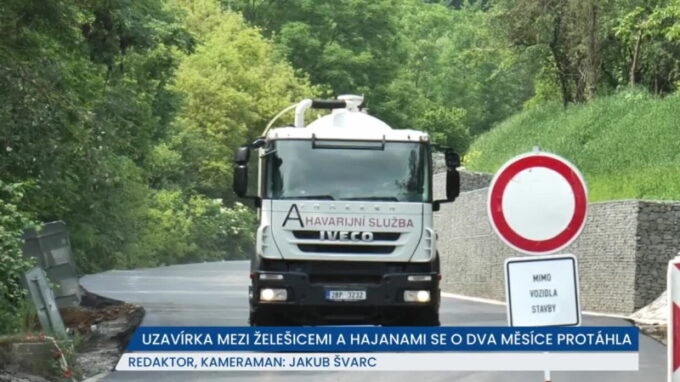 Stavba mezi Želešicemi a Hajanami se o dva měsíce protáhla, uzavírka stále platí