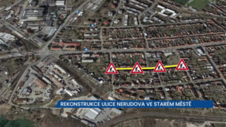 Ulice Nerudova na Starém Městě bude minimálně do konce prázdnin neprůjezdná