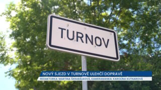 Nový sjezd ve Fučíkově ulici v budoucnu ulehčí dopravě v Turnově