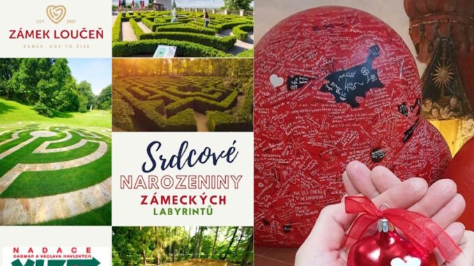 Srdcové narozeniny zámeckých labyrintů
