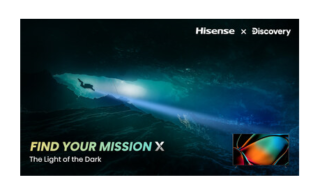 Partnerství společnosti Hisense se společností Discovery zdůrazňuje lidskou touhu objevovat a poznávat nové věci a vybízí k „objevení své mise X
