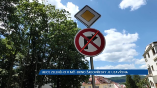 Ulice Zeleného v Brně-Žabovřeskách je uzavřena