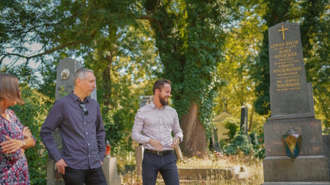 Výstaviště Praha, a.s. adoptovalo a opravilo hrob architekta Průmyslového paláce Bedřicha Münzbergera na Olšanském hřbitově