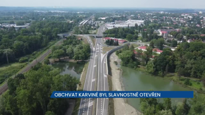 Obchvat Karviné je zprovozněn, řidiči musí dát pozor na změnu v přednosti v jízdě