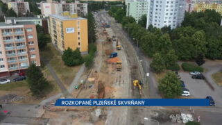 Na plzeňských Skvrňanech se řidiči musí obrnit trpělivostí, rekonstrukce potrvá do konce listopadu