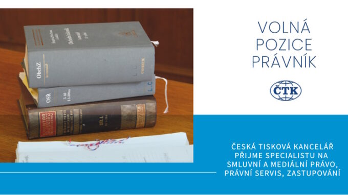 ČTK přijme kolegu či kolegyni na pozici právník/právnička