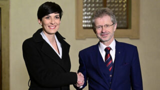 Markéta Pekarová Adamová a Miloš Vystrčil