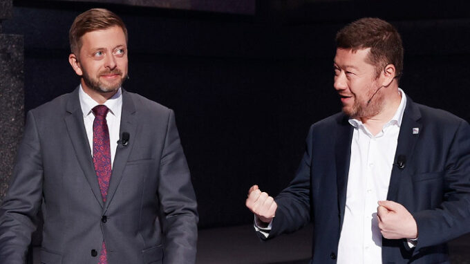 Vít Rakušan a Tomio Okamura