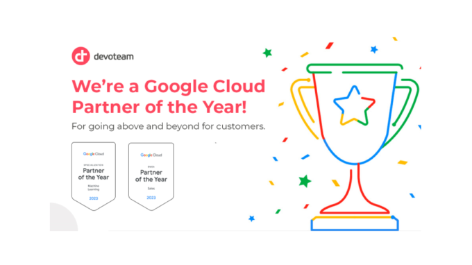 Devoteam získal ocenění Google Cloud Partner of the Year v oblasti EMEA a byl uznán jako lídr v oblasti Machine Learningu