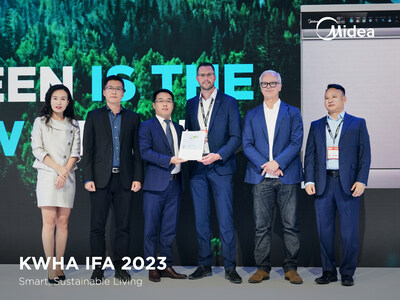 Midea představila na berlínském veletrhu IFA 2023 špičkovou ekologickou a energeticky úspornou myčku nádobí s certifikátem TÜV RHEINLAND