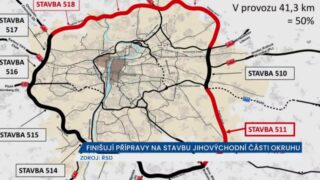 Finišují přípravy na stavbu jihovýchodní části okruhu Prahy