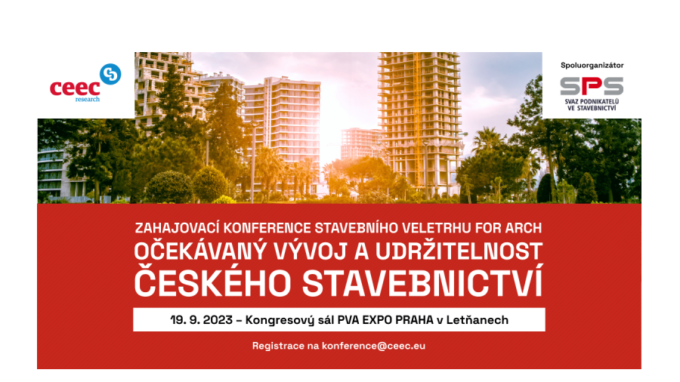 Pozvánka na konferenci Očekávaný vývoj a udržitelnost českého stavebnictví