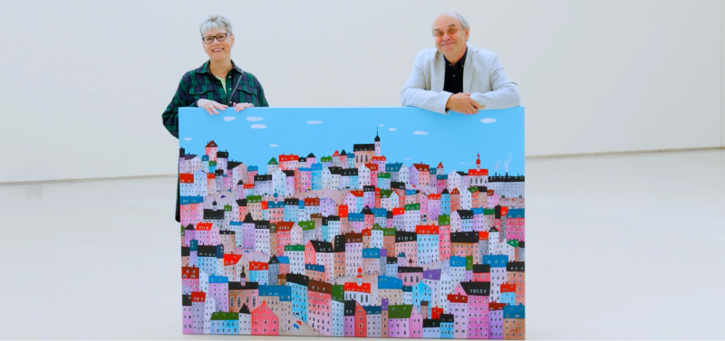 Malířka Slávka Krátká zpět v Praze! Své obrazy vystavuje ve Washingtonu, Miláně či Hongkongu. Nyní její obrazy rozzáří legendární galerii Mánes. Buďte s námi u toho!