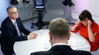 Alena Schillerová a Miroslav Kalousek