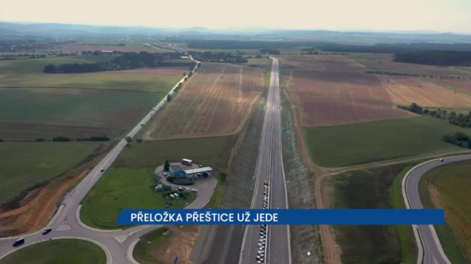 Přeložka silnice I/27 v úseku Šlovice - Přeštice už jede
