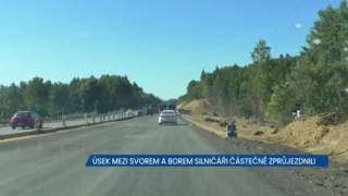 Úsek mezi Novým Borem a Svorem ŘSD částečně zprůjezdnilo