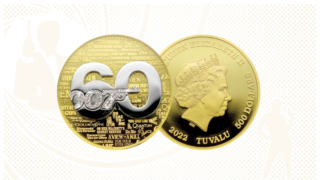 Výstava unikátních slitků a sběratelských mincí s tematikou Jamese Bonda