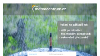 Déšť s přesností na minuty a nekonečná předpověď počasí. Nový web přináší inovace v předpovědi počasí