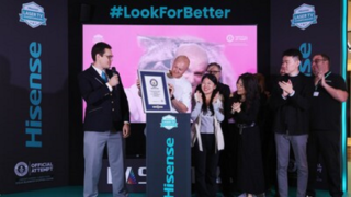 Společnost Hisense získala titul GUINNESS WORLD RECORDS™ za největší 