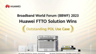 Řešení FTTO společnosti Huawei získalo na veletrhu BBWF 2023 ocenění za vynikající příklad použití v oblasti POL