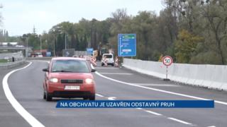 Na obchvatu Karviné je uzavřen odstavný pruh, dejte na místě pozor
