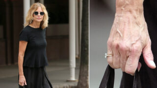 Meg Ryan a detail na ruku herečky