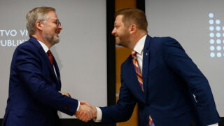 Petr Fiala a Vít Rakušan