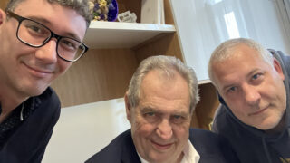 Jiří Ovčáček, Miloš Zeman a Rudolf Šindelář