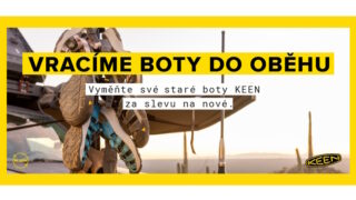 KEEN je první obuvnická značka v České republice, která oficiálně podporuje cirkulární obchod