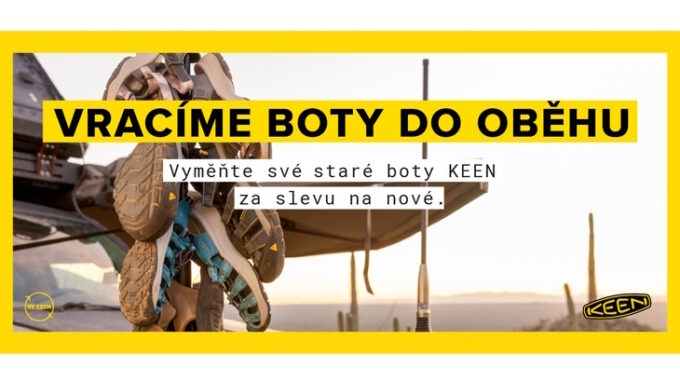 KEEN je první obuvnická značka v České republice, která oficiálně podporuje cirkulární obchod