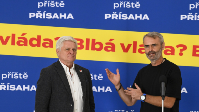 Živě: Robert Šlachta a Vlastimil Tlustý na TK Hnutí Přísaha