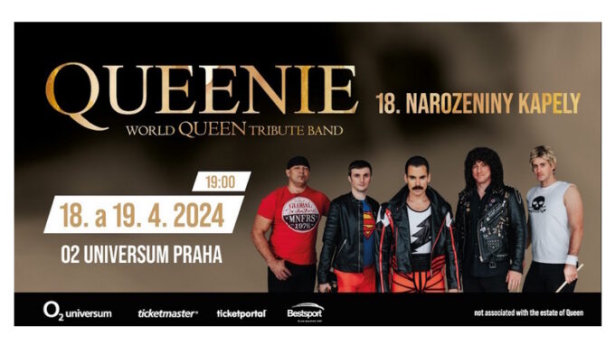 Kapela QUEENIE oslaví v dubnu své 18. narozeniny dvěma velkými koncerty a letním turné po České republice