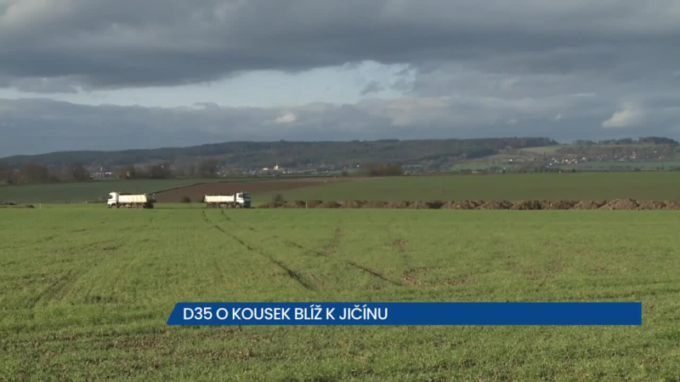 D35 o kousek blíž k Jičínu, z jedničky se po dokončení dálnice stane silnice II. třídy