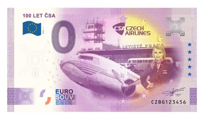 0 euro souvenir 