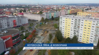 Koterovská třída v Plzni je rozkopaná