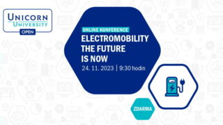 Evropské špičky eMobility se představí na 10. ročníku konference Unicorn University Open