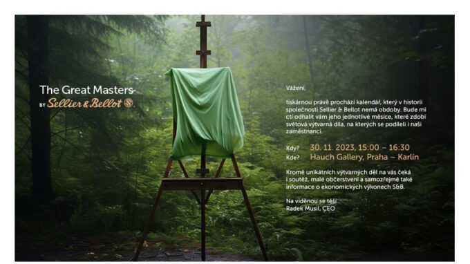 Sellier & Bellot představí hospodářské výsledky společně s uměleckým projektem