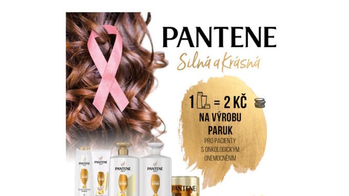 Pantene věnuje 129.46 Kč nadačnímu fondu Daruj vlasy na výrobu paruk pro onkologické pacientky