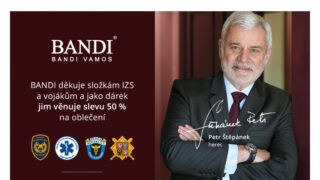 Majitel módní značky Pánské obleky BANDI děkuje složkám IZS, vojákům a zaměstnancům krizových linek