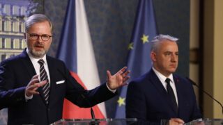 Petr Fiala a Josef Středula