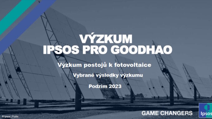 Výzkum Ipsos pro GoodHao: Pro 82 % lidí v Česku, kteří uvažují o pořízení fotovoltaické elektrárny, je největší brzdou vysoká pořizovací cena