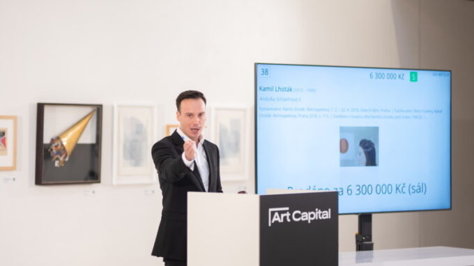 Ve Výstavní síni Mánes se konala 1. sálová aukce Art Capital