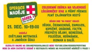 Operace naděje živě: sbírka na vojenské lékárničky IFAK